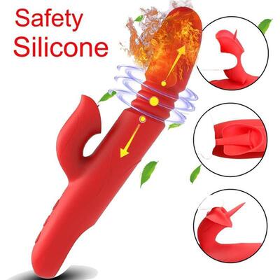 Sex Toys Thrusting Vibrator Dildo Clitoris toy for Women USB
