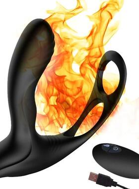Male Prostate Heating Massager Penis Vibrator anal for Men s
