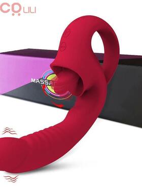 Clitoral Licking G Spot Vibrator Realistic Dildo Clitoralis