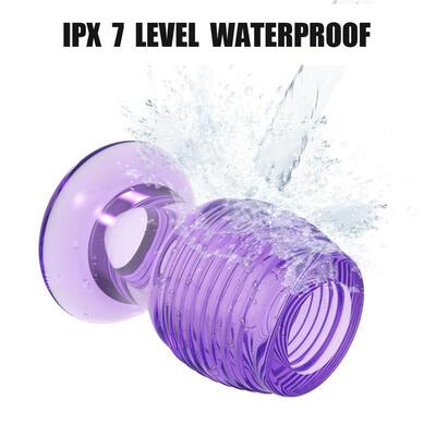 Candiway Exquisite Pink Crystal Glass Anal Plug Adult Mastur