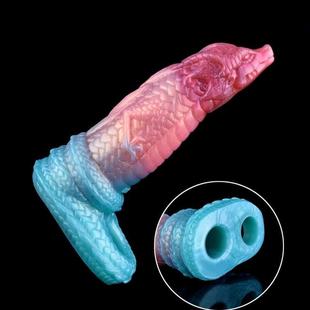 Realistic Penis Sheath Cock Sleeve Reusable Silicone Condom