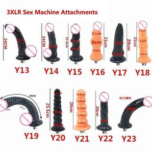 2023 New Traditional Sex Machine Attachment 3XLR Dildos Suct