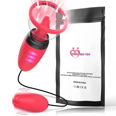 Women Clitoral Thursting Sucking Vibrator Clitoris Tongue