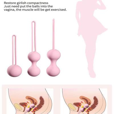 Safe Silicone Smart Ball Vibrator Kegel Ball Vagina Tighten
