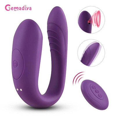 Double Vibrator for Couple Wireless Remote Control Vibrating