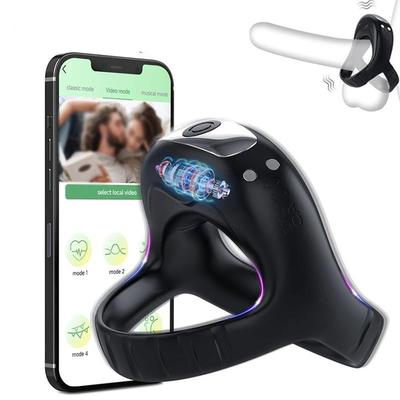 Bluetooth Penis Vibrator Cockring Cock ring Sex Toys for Men