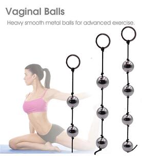 Metal Anal Beads Butt Plug Silicone Rope Ben Wa Geisha Balls