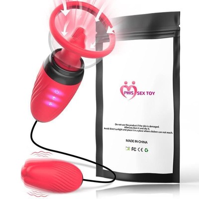 Women Clitoral Thursting Sucking Vibrator Clitoris Tongue