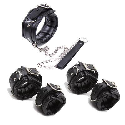 Soft Sponge Sex Handcuffs Ankle Cuffs Bondage With Chain Col