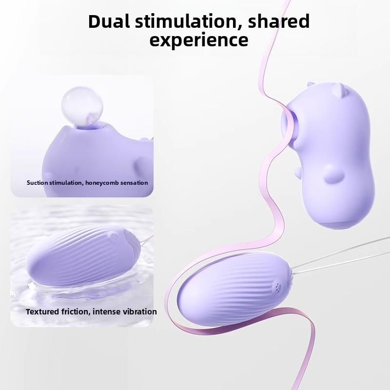 智能应用程序全身胸部按摩器女性振动电动无线手持USB充电变频便