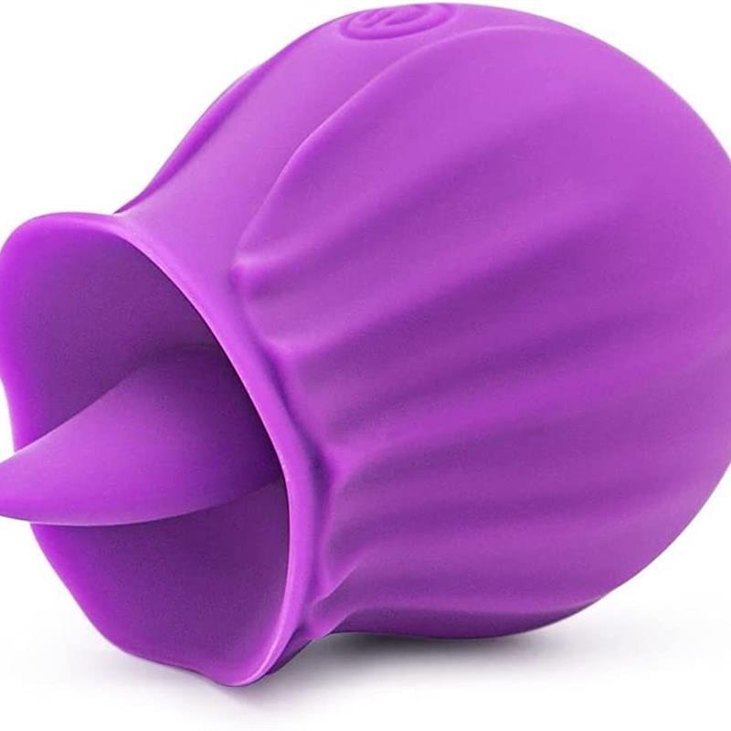 Tongue Vibrator Women Sex Clitoris Vagina Nipple Stimulator