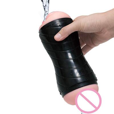 Male Masturbation Cup Realistic Vagina Pussy Anus sex Anal V