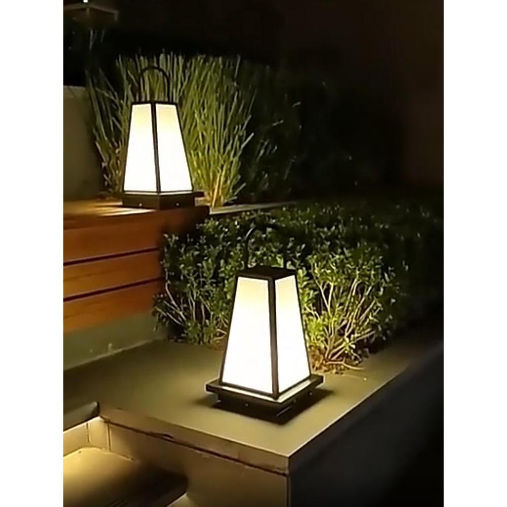 太阳能庭院草坪灯新中式景观灯防水别墅花园挎包大气装饰露台灯