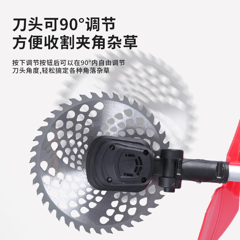 刷锂电割草机除大无功草率电动机农用花园修枝手IDK持打草机
