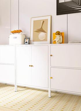 铁艺铁餐柜家用置物边柜柜酒柜客厅茶水柜厨ZUN房收纳储物皮J&