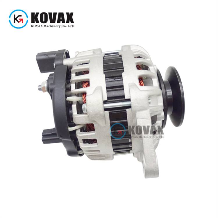 建乐顺挖掘机发电机DX60-9C 12V80A 129908-77200 LG80挖掘机零件