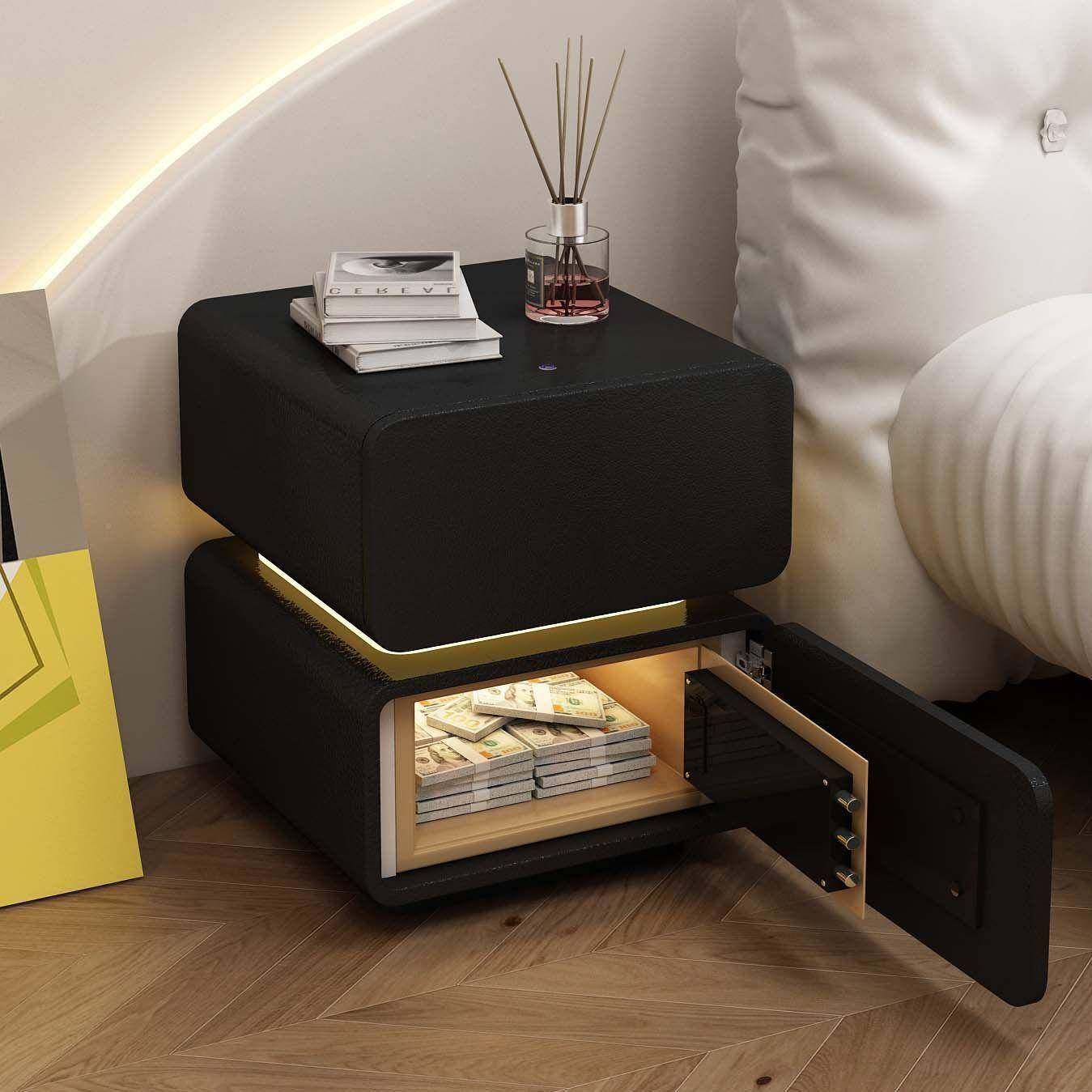 险床锁头保柜一体隐藏保险柜家床1边多功能暗层用密码智能三色灯,商业/办公家具,办公储物柜,淘宝优惠券,粉丝福利购,淘宝优惠卷