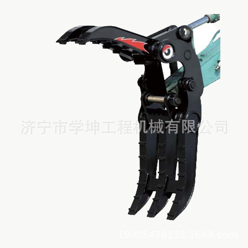 3吨挖机抓木机 机械抓 斗齿型夹木器 小挖夹木器
