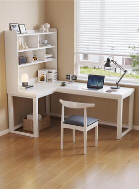 一体组合7型电桌家F97SJM79用卧室飘窗脑拐Y角书桌学习*实木转角