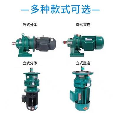 卧式摆线针轮减速机立式小型配件国标BWD齿轮变速机B/X系列变速机