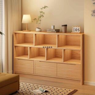 木书落地实置物架一靠墙家用体客厅YNI收纳柜柜储物柜卧室