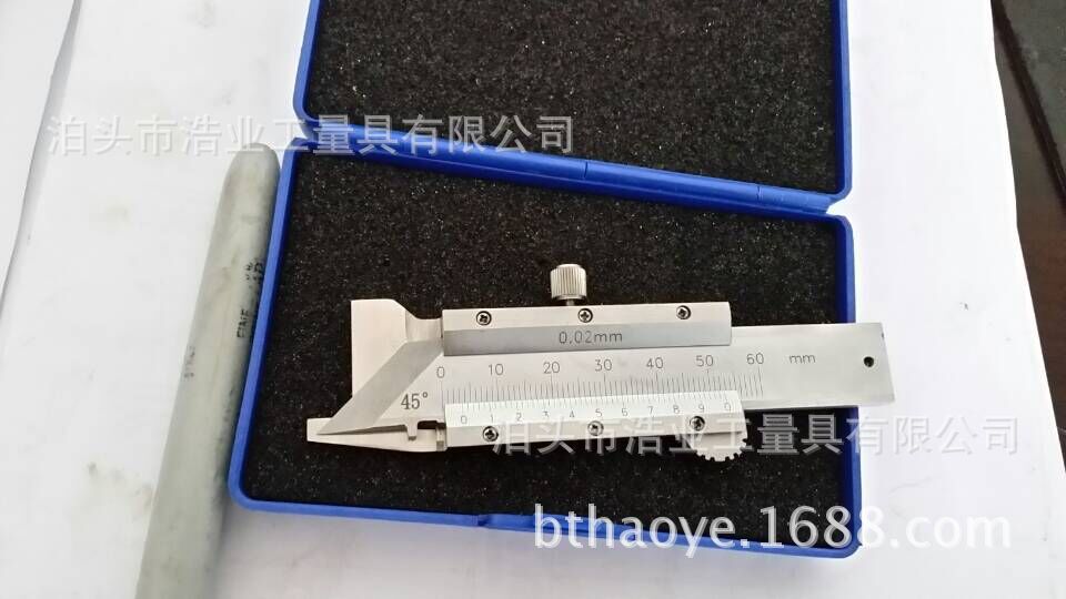 倒角规20 45度倒角规 15度游标倒角卡尺 30度倒角测量工具0-5 0-6