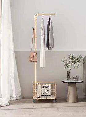 铁艺衣衣帽架落简易架子家卧用室内房间AL101896衣服挂衣地架服装