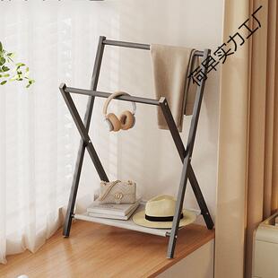 衣架地窗台挂衣架可折叠卧室隔夜CDK衣服收纳架挂裤架置飘物落窗