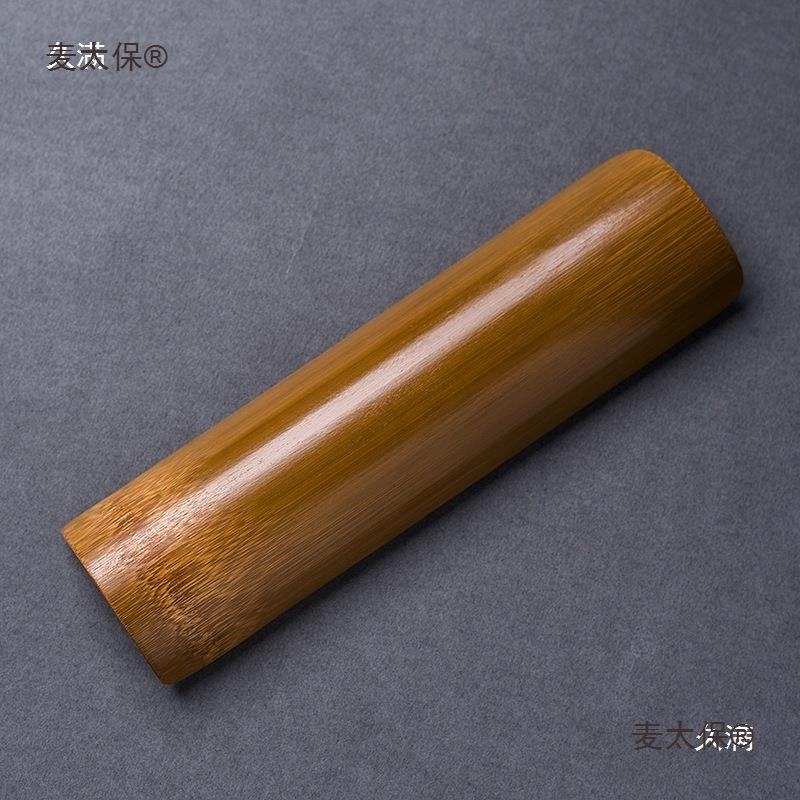 手工漆炭茶则日式竹制无茶拨茶茶夹赏茶荷老竹子麦太保化具三件套