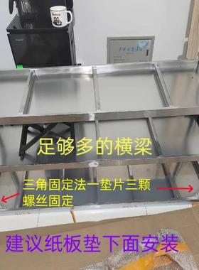 切拆装平面不锈钢工作店三层厨房操饭作台置YXM物架烧饭炒菜台菜