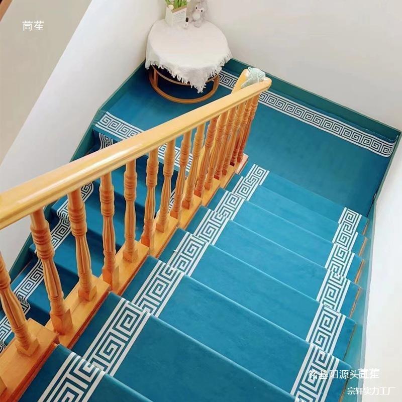 满铺踏粘楼梯地毯泥瓷砖tj#sdlzn自铁楼水梯带背胶步垫防滑台阶贴