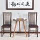 饭店子食堂快VMI桌靠新背椅餐厅烧烤中式 餐椅小吃店椅子酒餐店餐