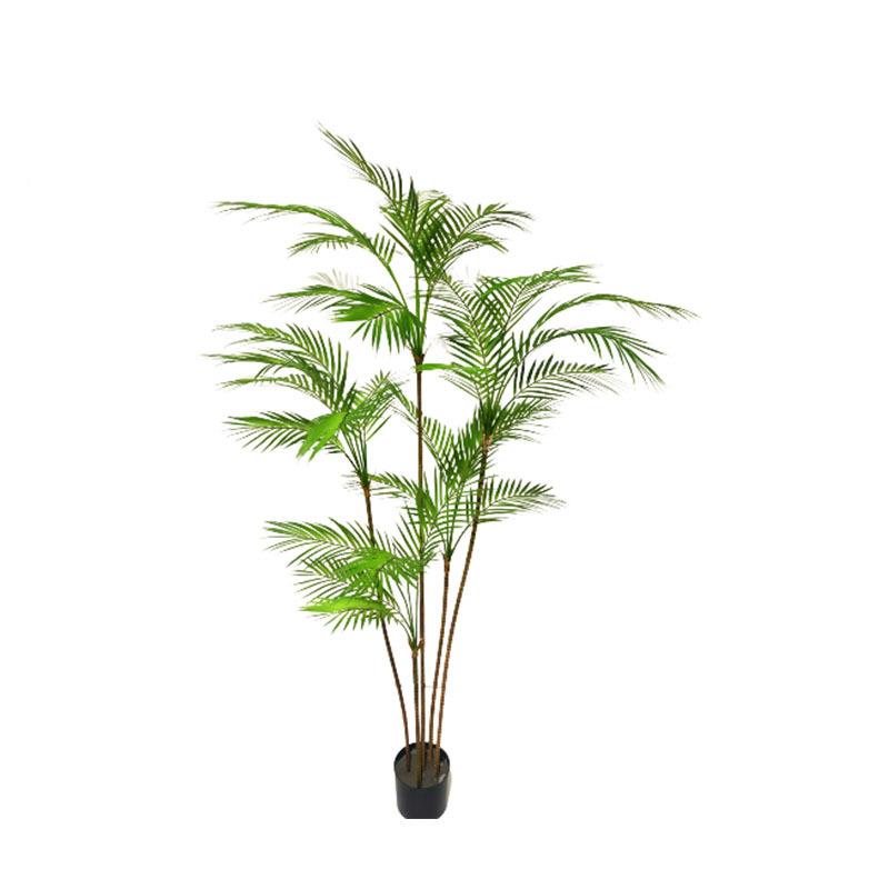 无品牌/仿假真绿植散葵植迷你绿葵盆栽带盆散尾葵客尾厅绿植仿真