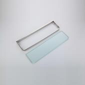 店工程卫生间浴室挂玻璃置物架壁式 洗漱用品72917酒厕台所镜前收