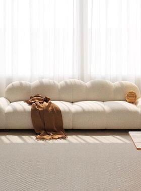 花沙发客厅简约现代家具式日原木风直排QLN沙三发人位瓣钢琴键