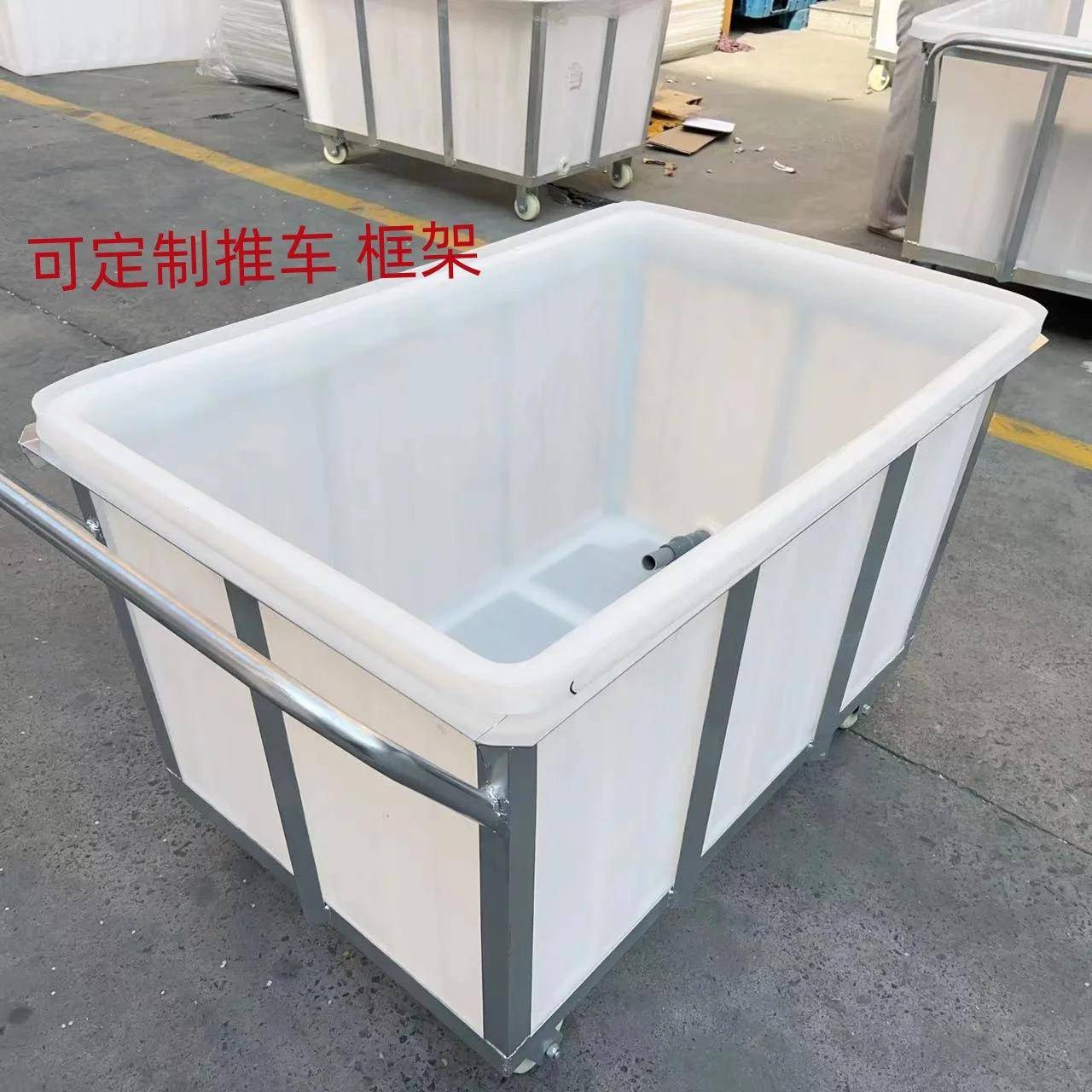 方号加厚牛62筋塑料水箱长形大储水桶水养产殖方桶养鱼卖鱼牛筋浅