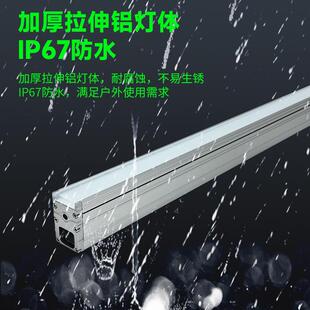 厂led条形地埋灯户外防水嵌入式园地埋灯广场院庭公埋地灯地埋洗