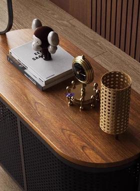 网红全身镜家20935用帽架架穿衣试镜一体可移动复古衣衣挂衣卧室