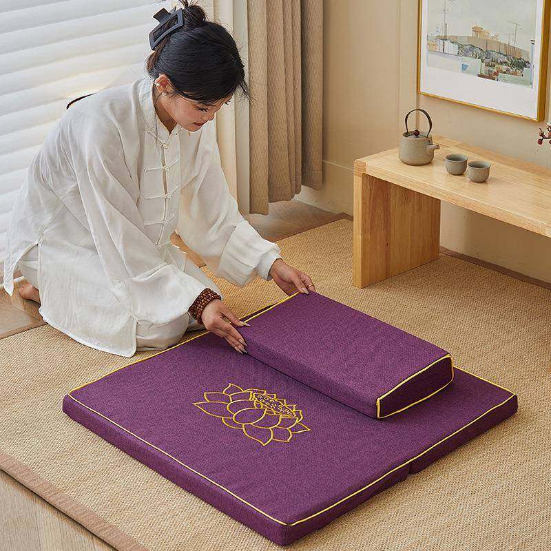 椰丝坐禅修家垫蒲团用垫子打打座跪拜冥LNZ想静坐垫折叠禅垫赵之