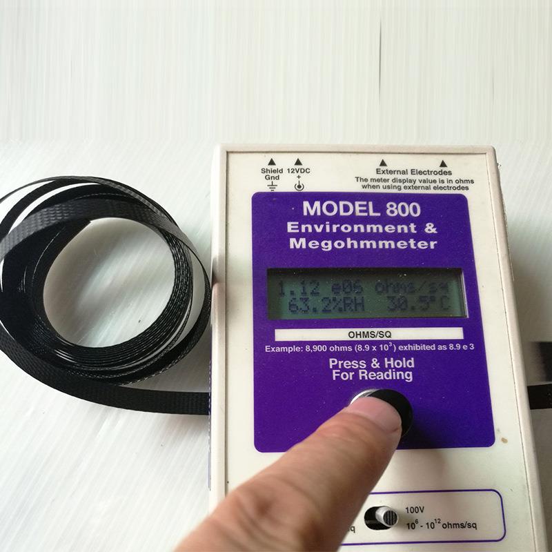 防静电打包扎ZND带厂家货物固黑定包装带色塑料带重型打包捆导带