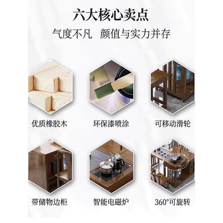 实木旋台茶桌阳家移动茶台喝茶桌椅转组合小型茶几具用YMSC-#XZ烧,美容美体仪器,其它面部美容工具配件,淘宝优惠券,粉丝福利购,淘宝优惠卷