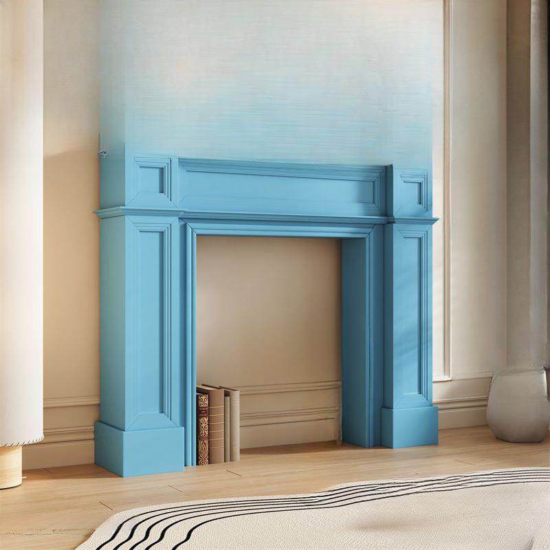 柜田园壁炉装饰柜炉古美式复壁炉式SQO欧法式简约壁架置物民宿婚