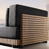 户外沙发庭花木园MWD露台院防水防晒柚家具组合室阳外台进口柚木