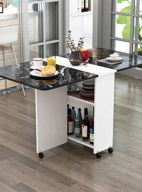 长跃邦能可伸缩多功折叠长方形简易小子桌吃饭餐桌LJZ用小家户型