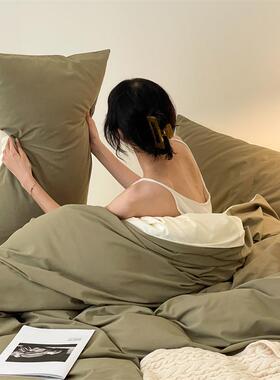 日織西纹川丨6毛0支A类纯棉棉活性磨RYW四件套全斜三件套4四季款