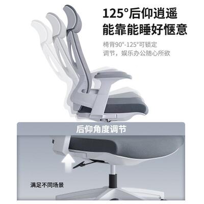 网布体工学脑椅家用久坐舒适办公室椅子靠背BJU腰护书电桌学人习
