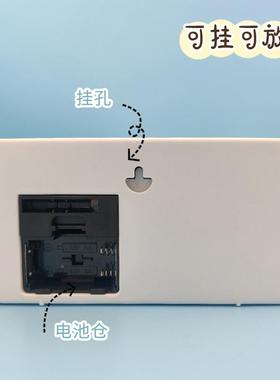 复金属欧轻奢经典黑色古白大数字自式动翻页钟色DEK客厅摆台