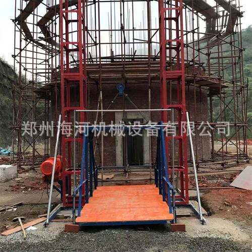 20升25建筑工地用架龙门吊CQI物料提机龙门降升机盖房货物提升机