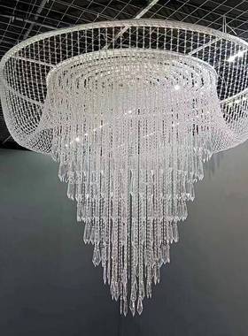 婚礼引BWD堂水晶吊顶装饰仿挂水晶亚克力珠婚帘庆路件弧形舞台装