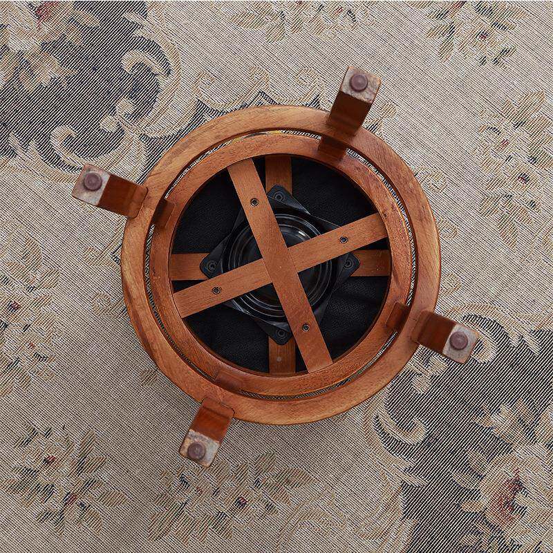 美式吧椅欧式实酒椅古NTP吧吧凳高木脚凳家用酒吧吧台凳可旋转皮